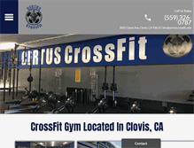 Tablet Screenshot of certuscrossfit.com